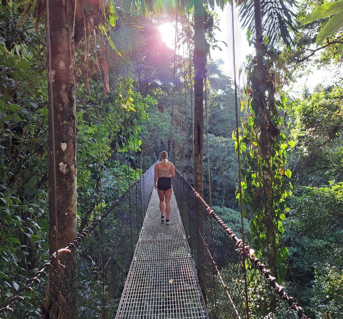 Hangbrug in Costa Rica